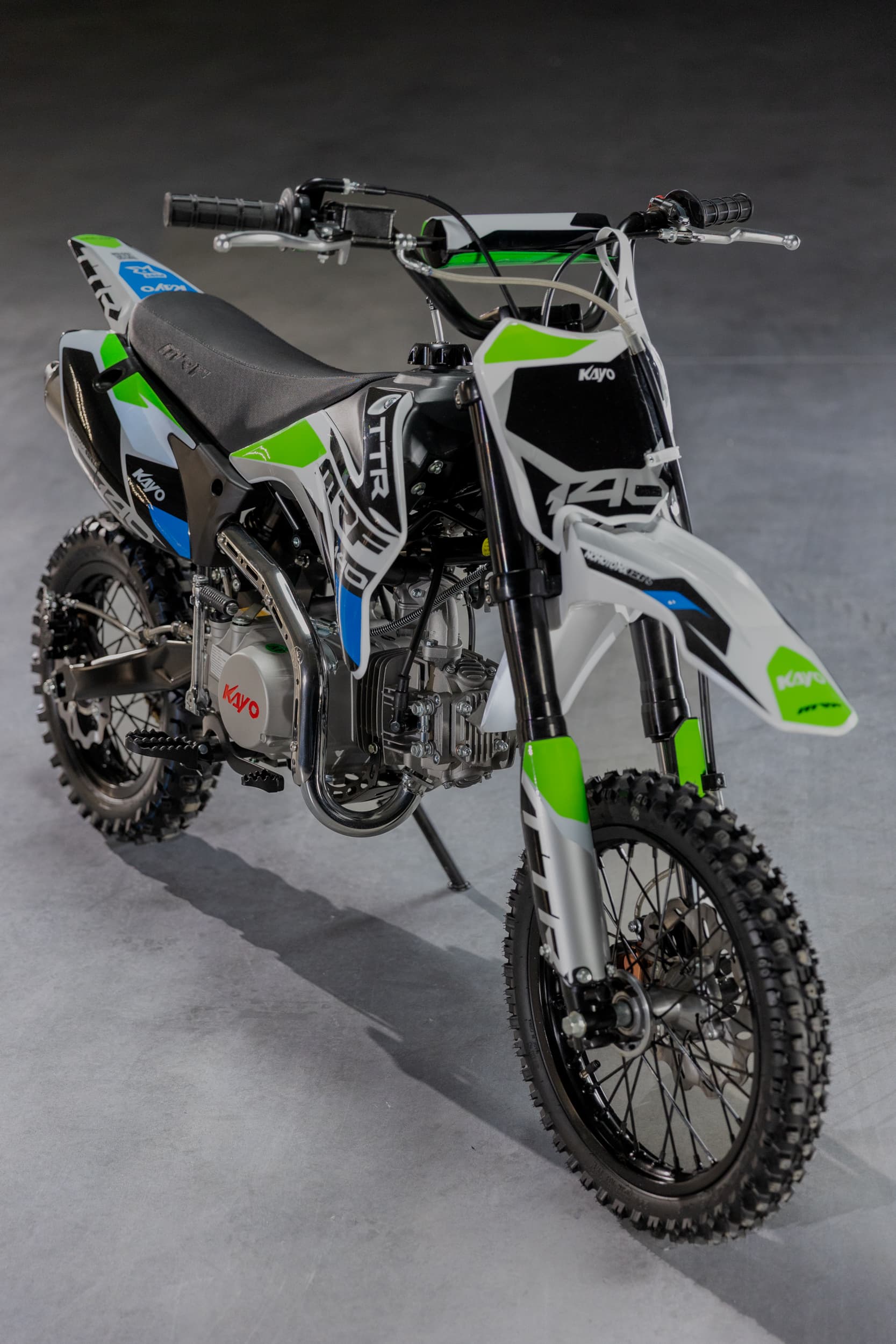 Rider on MRF eDIRT 6.0 electric dirt bike