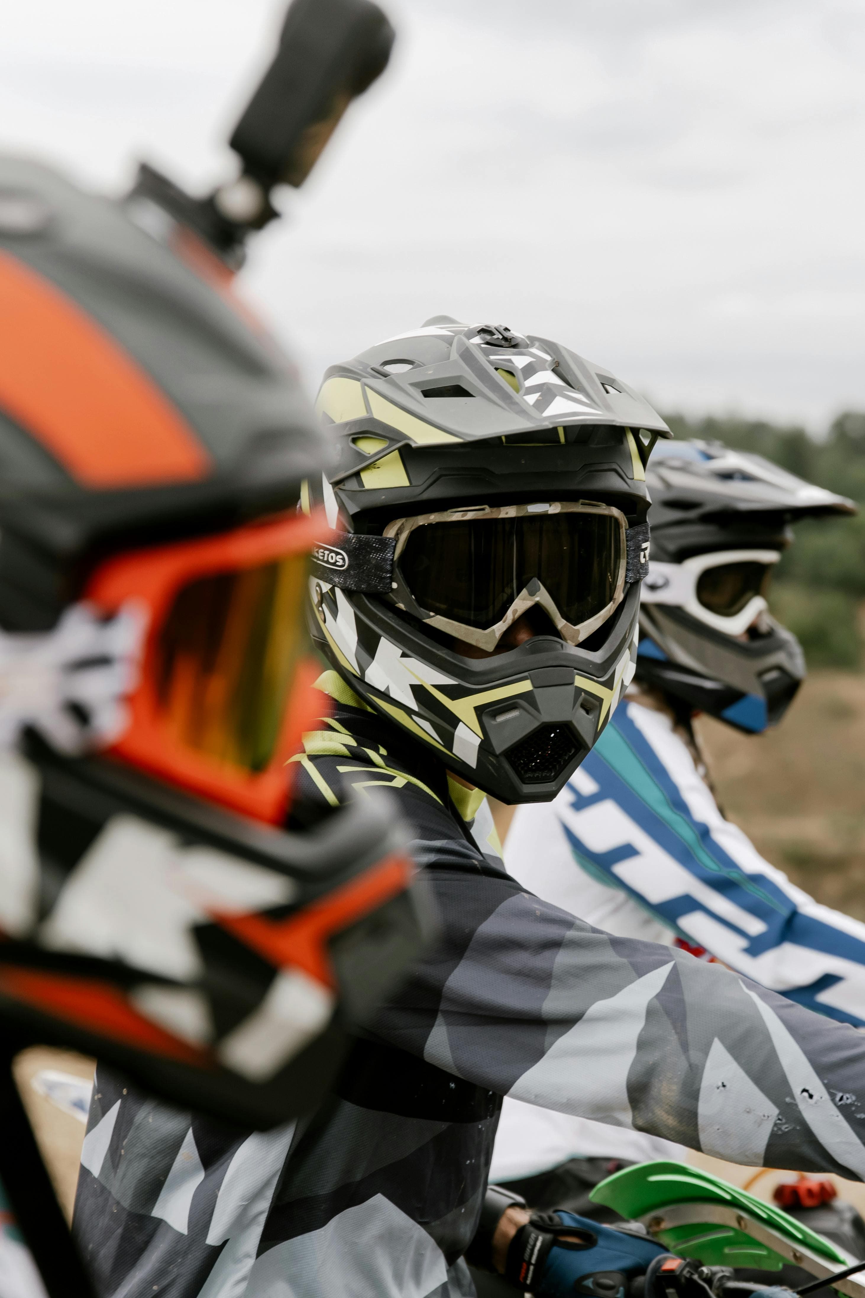 Rider on MRF eDIRT 6.0 electric dirt bike